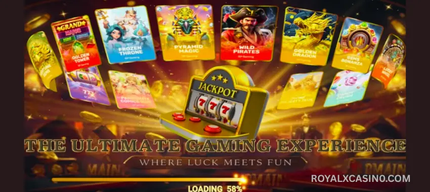 Slot Games in Royal X Casino