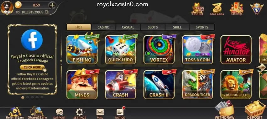 Royal X Casino Latest Version New Features and 2026 Updates 3 Royal X Casino Game Latest Version